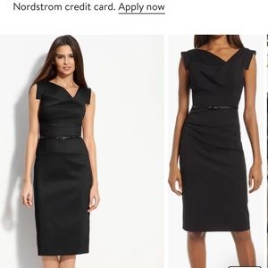 Black Halo dark blue dress. Size 8. Worn once.